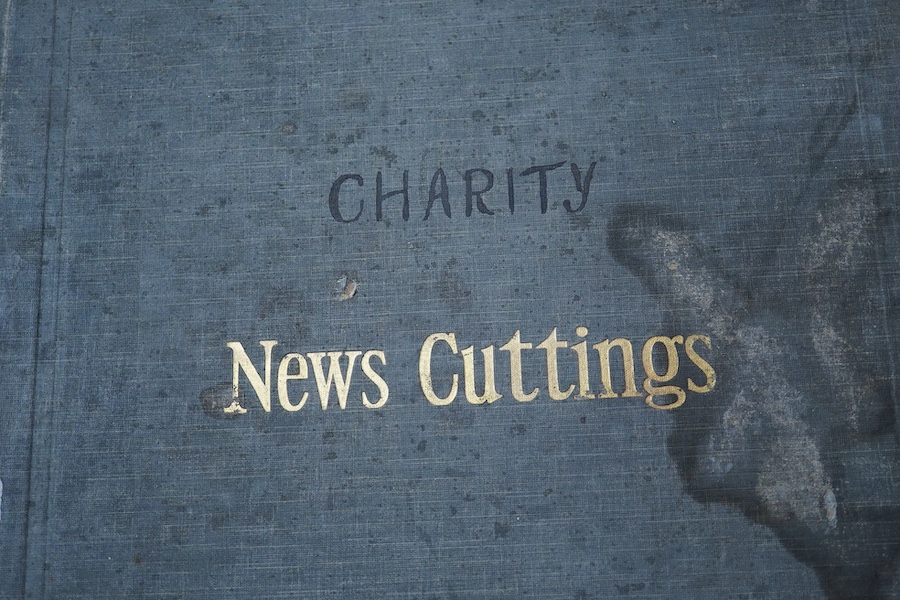 Sir Harry Preston (1860-1936) - two albums of newspaper cuttings recording events in the life of Sir Harry, during the years 1926-1934, including his charity boxing tourneys, raising funds for the Sussex County Hospital,